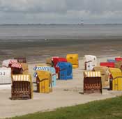 Strandkörbe im Nordseeurlaub