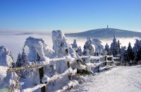 Erzgebirge Winter Skifahren