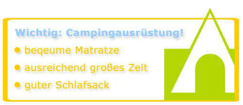 Campingausrüstung